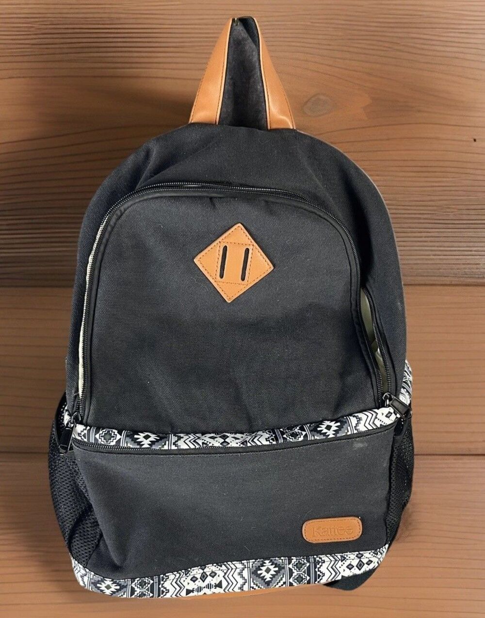 Kattee Canvas Camera Backpack - Vintage DSLR SLR Bag & 14" Laptop Case